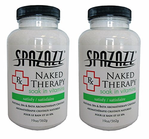 Spazazz Aromatherapy Spa and Bath Crystals - Naked Therapy 19oz (2 Pack)