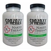 Spazazz Aromatherapy Spa and Bath Crystals - Naked Therapy 19oz 2 Pack