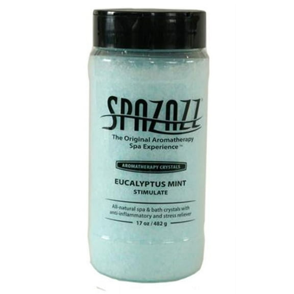 Spazazz SZ101 17 oz Jar Crystals Eucalyptus Mint Fragrance