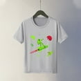 thumbnail image 1 of Spazoro Big Boys Girls Shirts Tee, Rocket Print Short Sleeve Crew Neck Graphic T-Shirts Casual Summer Tops for Unisex Gray Size 9 T, 1 of 4
