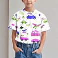 thumbnail image 1 of Spazoro Children's Boys Girls Shirts Tee, Crew Neck Cute Print Graphic T-Shirts Short Sleeve Casual Summer Tops for Unisex Hot Pink Size 10 Months, 1 of 6