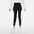 thumbnail image 1 of Spazoro Girls Skirt with Leggings, Elastic Waist Soft & Comfy Stretchy Fall and Winter Yoga Sports Outwear Tights Pants Black Size 14 T, 1 of 5