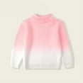 thumbnail image 1 of Spazoro Kids Girls Boys Sweaters, Casual Thickening Crew Neck Long Sleeve Warm Shirts for Child Girls Pink Size 3 T, 1 of 6