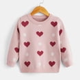 thumbnail image 1 of Spazoro Kids Girls Boys Sweaters, Crew Neck Thickening Casual Long Sleeve Warm Shirts for Child Girls Pink Size 3 T, 1 of 3