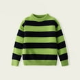 thumbnail image 1 of Spazoro Kids Girls Boys Sweaters, Long Sleeve Casual Crew Neck Thickening Warm Shirts for Child Girls Green Size 9 T, 1 of 6