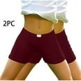 thumbnail image 1 of Spazoro Kids Girls Casual Shorts, Summer 2PC Elastic Waist Homewear Solid Color Comfortable Fit Pants for Child Girls Boys Wine Size 3-4T, 1 of 5