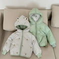 thumbnail image 1 of Spazoro Kids Girls Outwear Jackets, Winter Warm Cute Double-sided Hooded Coats for Girls Green Size 4 T, 1 of 3