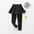 thumbnail image 1 of Spazoro Kids Girls Sweatpants, Casual Fall Winter Solid Color Warm Cotton Leggings for Toddler Girls Black Size 8 T, 1 of 3