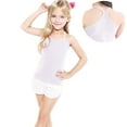 thumbnail image 1 of Spazoro Little Girls Tank Tops Undershirts, Breathable 100%Cotton Sleeveless Solid Summer Camisole for Kids Girls Boys White Size 12 Months, 1 of 5