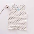 thumbnail image 1 of Spazoro Little Girls Tank Tops Undershirts, Summer Breathable Sleeveless Floral Print Camisole for Kids Girls Boys White Size 1 Tear, 1 of 3