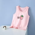 thumbnail image 1 of Spazoro Little and Big Girls Tank Tops Undershirts, Summer Cute Print Sleeveless Breathable 100%Cotton Camisole for Kids Girls Boys Pink Size 7 T, 1 of 3