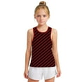 thumbnail image 1 of Spazoro Little and Big Girls Tank Tops Undershirts, Summer Sleeveless Striped Breathable Camisole for Kids Girls Boys Red Size 3 T, 1 of 6