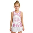 thumbnail image 1 of Spazoro Little and Big Girls Tank Tops Undershirts, Tie Dye Sleeveless Breathable Summer Camisole for Kids Girls Boys Pink Size 14 T, 1 of 6