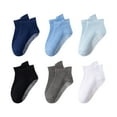 thumbnail image 1 of Spazoro Toddler Baby Boys Girls Socks, 6 Pairs Solid Color Warm Cotton Soft Dispensing Non-Slip Child Socks for Girls Multicolor Size 1 T, 1 of 4