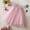 thumbnail image 1 of Spazoro Toddler Baby Girls Dress Skirts, Butterfly Princess Pageant Party Birthday Wedding Suspenders 2025 Saving Mesh Dresses for Child Girls Pink Size 6 Months, 1 of 9