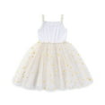 thumbnail image 1 of Spazoro Toddler Baby Girls Dress Skirts, Suspenders Flower Princess Pageant Party Birthday Wedding 2025 Saving Mesh Dresses for Child Girls White Size 3 T, 1 of 2
