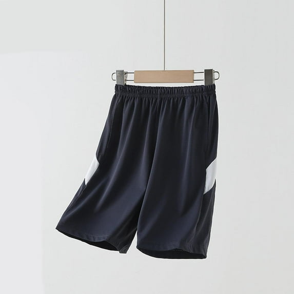 Spazoro Toddler Boys Girls Shorts, Elastic Waist with Pockets Summer Solid Color Casual Shorts for Boys White Size 3 T