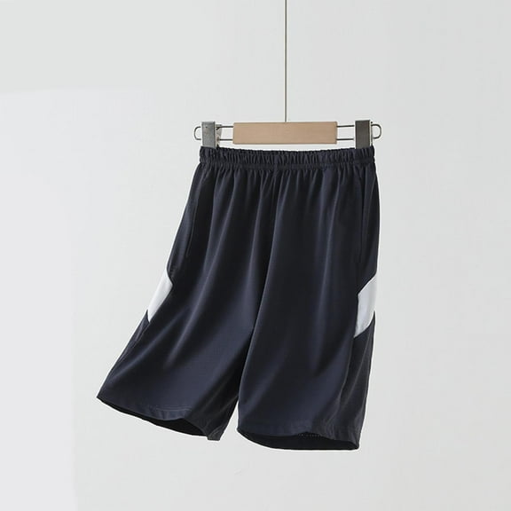 Spazoro Toddler Boys Girls Shorts, Solid Color Summer with Pockets Elastic Waist Casual Shorts for Boys White Size 11 T