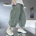 thumbnail image 1 of Spazoro Toddler Boys Jeans, Straight Leg Elastic Waist with Pockets Fashion Baggy Denim Pants Blue Size 2-13, 1 of 5