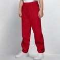 thumbnail image 1 of Spazoro Toddler Boys Sweatpants, Solid Long Sleeve Drawstring Elastic Waist Casual Jogger for Sports Red Size 11 T, 1 of 6