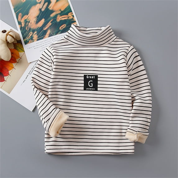 Spazoro Toddler Boys Sweatshirts, Turtleneck Long Sleeve Graphic Fall Winter Tops for Kids Childs Boys Girls Gray Size 4 T