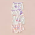 thumbnail image 1 of Spazoro Toddler Girls Boxer Briefs, 4-Pack Printed Cotton Soft & Comfy Underwear Panties for Girl Purple Size 1.5-16T, 1 of 3