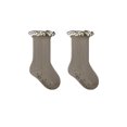 thumbnail image 1 of Spazoro Toddler Girls Boys Socks, Comfortable Cute Print Warm Cotton Mid Tube Socks for Child Kids Girls Gray Size 0 T, 1 of 2