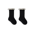 thumbnail image 1 of Spazoro Toddler Girls Boys Socks, Cotton Cute Print Warm Comfortable Mid Tube Socks for Child Kids Girls Black Size 2 T, 1 of 3