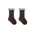 thumbnail image 1 of Spazoro Toddler Girls Boys Socks, Cute Print Warm Comfortable Cotton Mid Tube Socks for Child Kids Girls Brown Size 0 T, 1 of 3