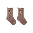 thumbnail image 1 of Spazoro Toddler Girls Boys Socks, Warm Cute Print Cotton Comfortable Mid Tube Socks for Child Kids Girls Brown Size 5 T, 1 of 2
