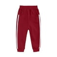 thumbnail image 1 of Spazoro Toddler Girls Boys Sweatpants, Solid Long Sleeve Elastic Waist Baggy Casual Jogger for Sports Red Size 12-13T, 1 of 7