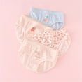 thumbnail image 1 of Spazoro Toddler Girls Briefs, Cotton 4-Pack Soft & Comfy Cartoon Underwear Panties for Girl Pink Size 1.5-16T, 1 of 3