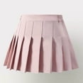 thumbnail image 1 of Spazoro Toddler Girls Elastic Waist Skirts, Pleated Solid Summer with Lining A-Line Skirts for Child Girls Pink Size 8 T, 1 of 3