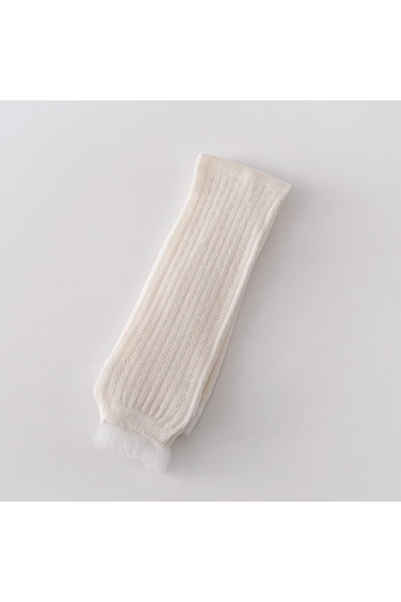 Toddler Girls Leggings, Breathable Elastic Waist Casual Summer Soft & Comfy Outwear Tights Capri Pants Beige Size 3 T