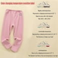 thumbnail image 1 of Spazoro Toddler Girls Leggings, Casual Stretchy Elastic Waist Soft & Comfy Fall and Winter Outwear Tights Pants Pink Size 9 T, 1 of 8