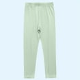 thumbnail image 1 of Spazoro Toddler Girls Leggings, Elastic Waist Casual Stretchy Soft & Comfy Fall and Winter Outwear Tights Capri Pants Green Size 9 T, 1 of 5