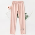 thumbnail image 1 of Spazoro Toddler Girls Leggings, Elastic Waist Soft & Comfy Printed Stretchy Casual Outwear Tights Pants Pink Size 5 T, 1 of 3