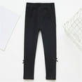 thumbnail image 1 of Spazoro Toddler Girls Leggings, Soft & Comfy Stretchy Elastic Waist Fall and Winter Casual Outwear Tights Pants Black Size 5 T, 1 of 5