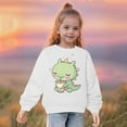 thumbnail image 1 of Spazoro Toddler Girls Pullover Sweatshirts, Fall and Winter Love Cute Print Crew Neck Tops For Kids Girls Boys White Size 3 T, 1 of 4