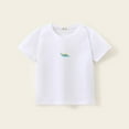 thumbnail image 1 of Spazoro Toddler Girls T-shirts, Crewneck Casual Summer Graphic Tee Short Sleeve Tops White Size 2-10T, 1 of 3