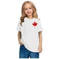 thumbnail image 1 of Spazoro Toddler Girls T-shirts, Graphic Crewneck Casual Summer Short Sleeve Tops Tee White Size 9 T, 1 of 5