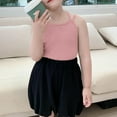 thumbnail image 1 of Spazoro Toddler Girls Tank Tops Undershirts, Sleeveless Solid Breathable 100%Cotton Summer Camisole for Kids Girls Boys Pink Size 4 T, 1 of 3