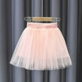 thumbnail image 1 of Spazoro Toddler Girls Tutu Dance Skirts, Bow Knot Mesh Solid Tiered Skirt Princess Skirts for Child Girls Pink Size 4 T, 1 of 8