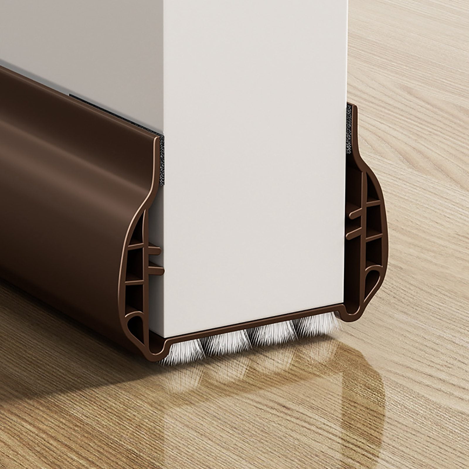 Spdoo 2.1" x 37" Rubber Brown Door Bottom Sweep - Walmart.com