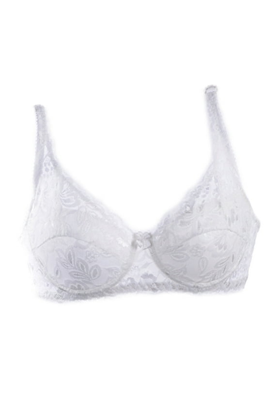 Push Up Bras for Women Floral Lace Underwire Bra