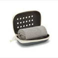 thumbnail image 1 of Spdoo Solid Print Polyester Towels & Washcloths, Gray, 1 of 6