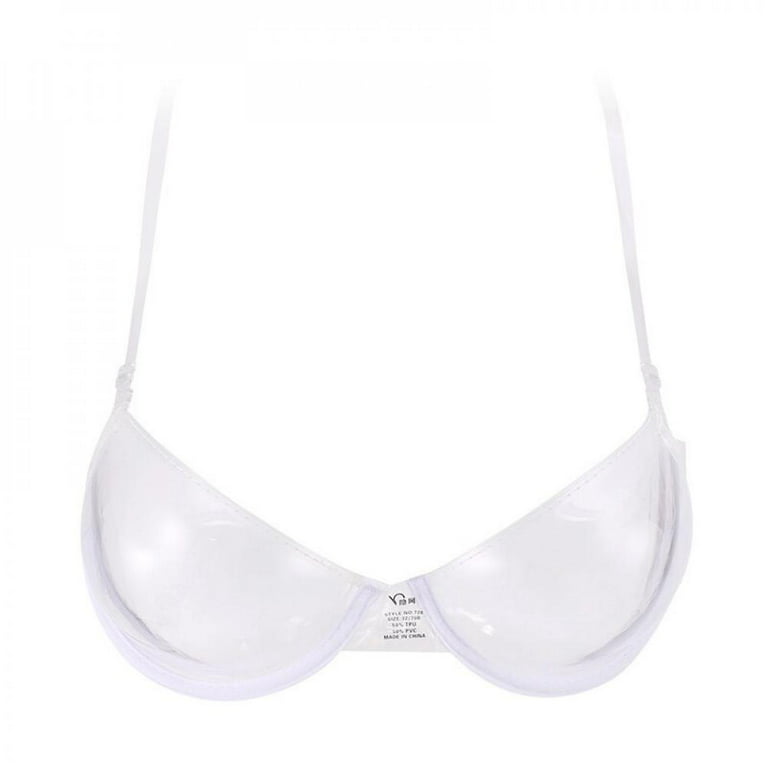 Spdoo Transparent Bras Woman Sexy Bra Special Plastic Transparent Clear Bra  Invisible Strap Adjustable Disposable Underwear Bra