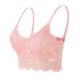 thumbnail image 1 of Spdoo V Neck Tube Top Bra Padded Camisole Bra for Women Seamless Lace Bralettes, 1 of 8
