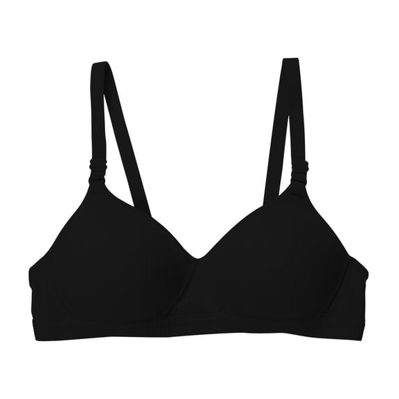 Spdoo Women V Neck Push Up Bra Unlined Bra Seamless Bralette Straps Sleeping Bra Underwear Lingerie 3/4 Cup Brassiere