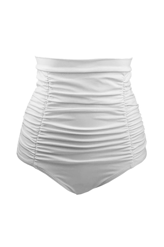Women's Bikini Bottoms High Waisted Swim Shorts Full Coverage Bathing Suit Shorts Swim Briefs